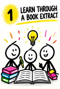 Illustration for Learn Through a Book Extract
