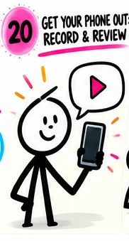 Illustration for Get Your Phone Out: Record & Review