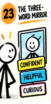 Illustration for The Three-Word Mirror